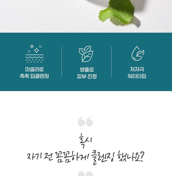 Mixsoon Centella Cleansing Water: Gentle, Soothing K-Beauty Facial Cleanser 10.1 fl oz