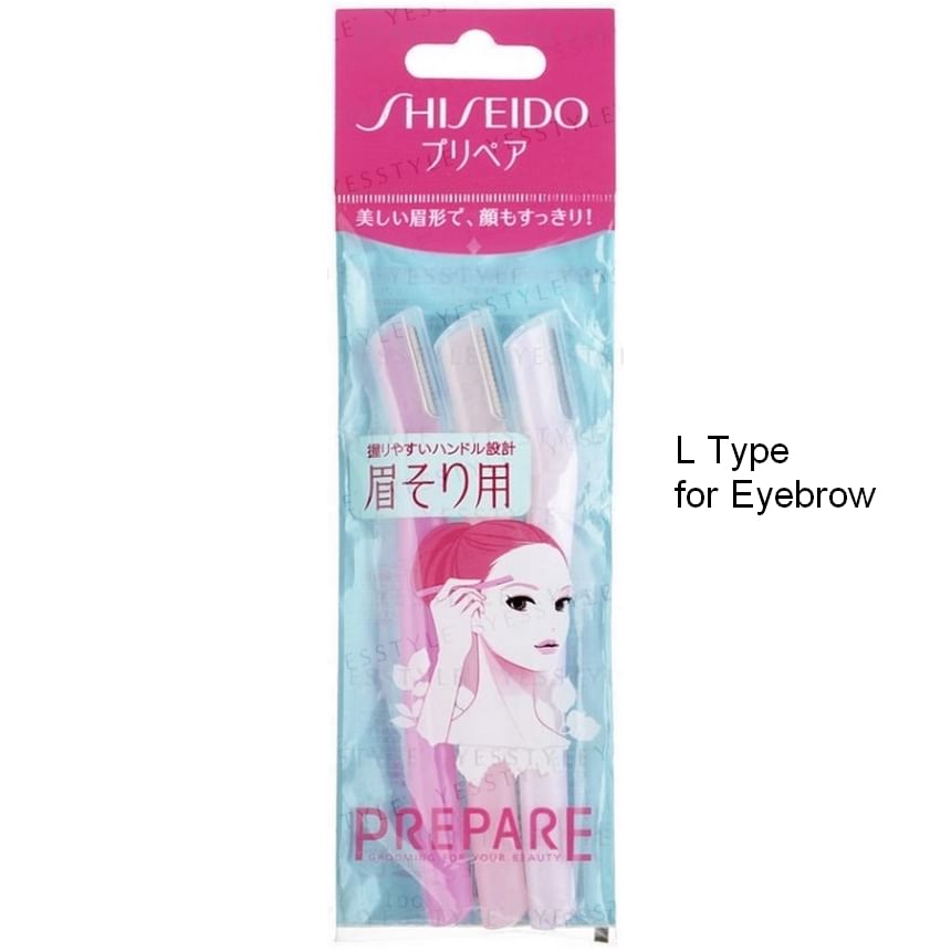 Shiseido Prepare Face & Body T-Type Razors for Smooth Skin - 3 Pcs