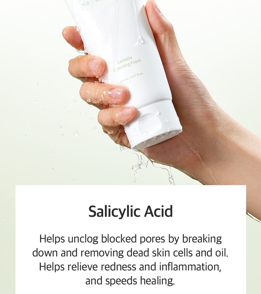 Mixsoon Centella Calming Foam Cleanser for Sensitive Skin (5.07 fl oz)