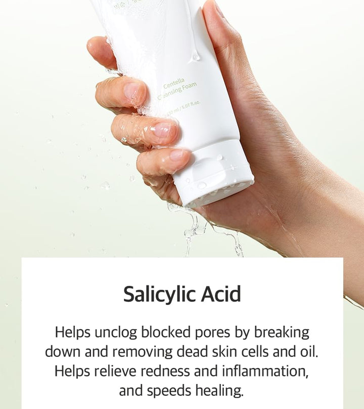 Mixsoon Centella Calming Foam Cleanser for Sensitive Skin (5.07 fl oz)