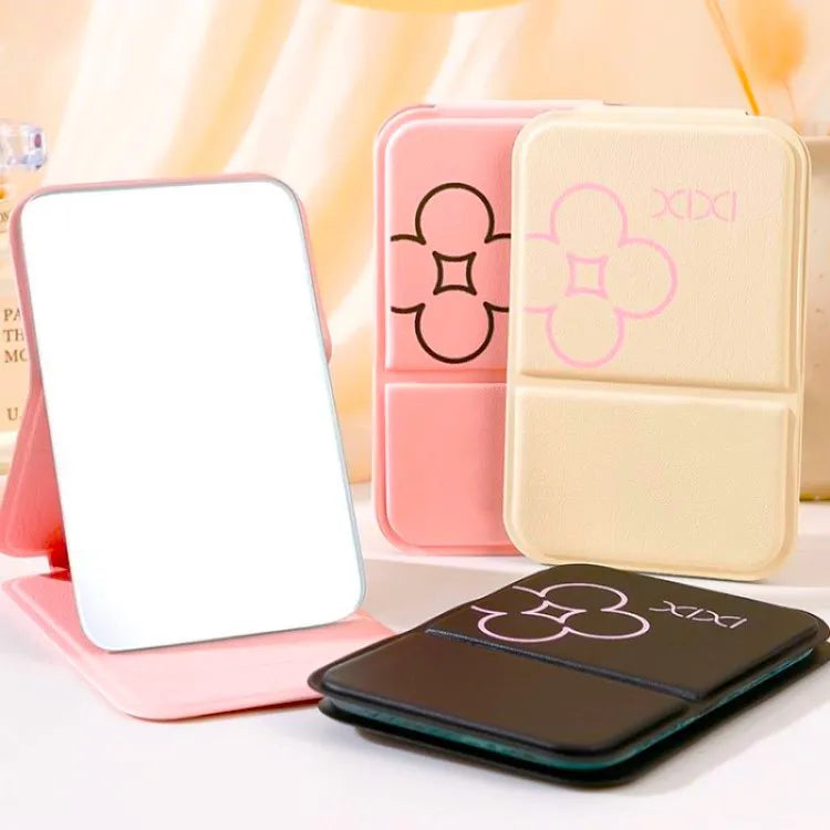 xixi - Portable Cosmetic Mirror [#Pink - 62g]
