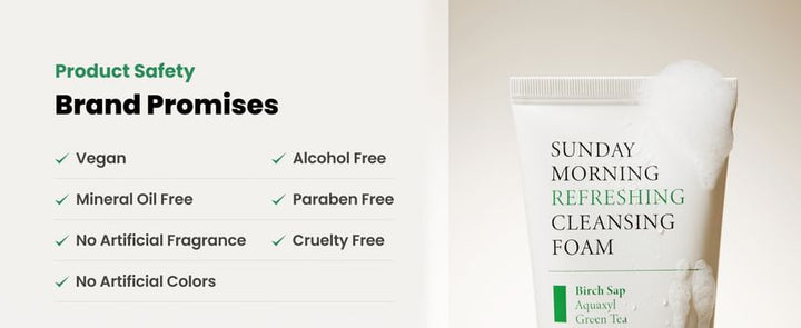 AXIS-Y Sunday Morning Hydrating pH-Balanced Cleansing Foam for All Skin Types