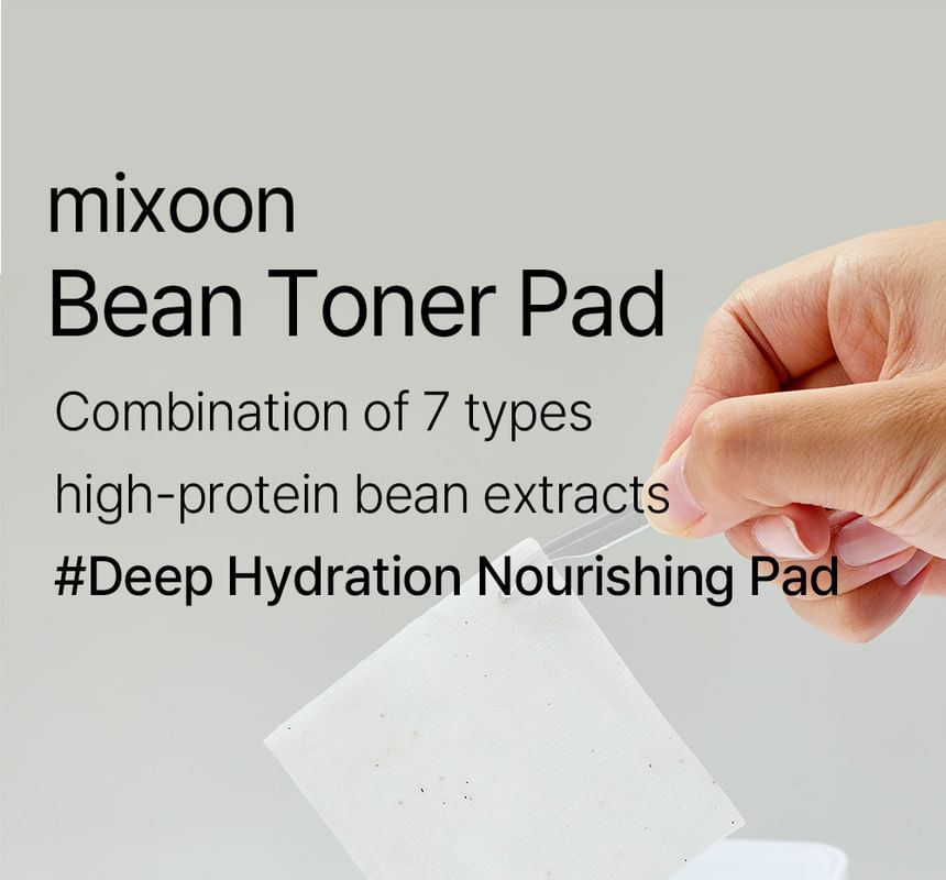 Mixsoon Bean Toner Pads: Hydrating, Exfoliating, and Skin-Balancing Treatment
