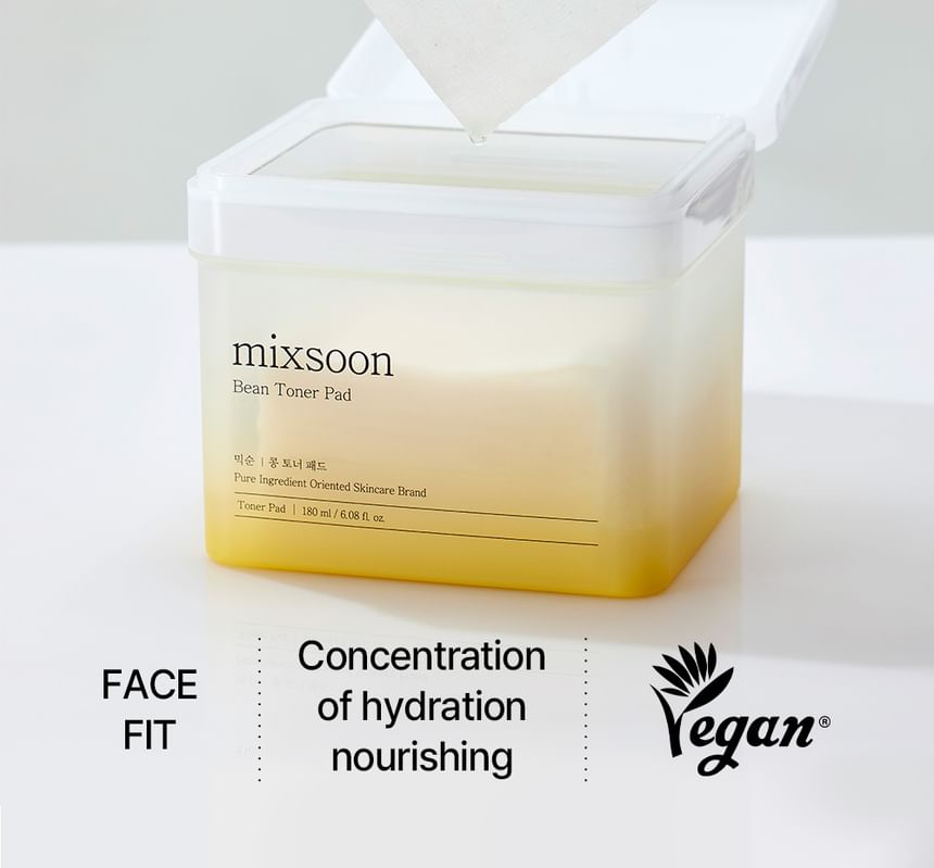 Mixsoon Bean Toner Pads: Hydrating, Exfoliating, and Skin-Balancing Treatment