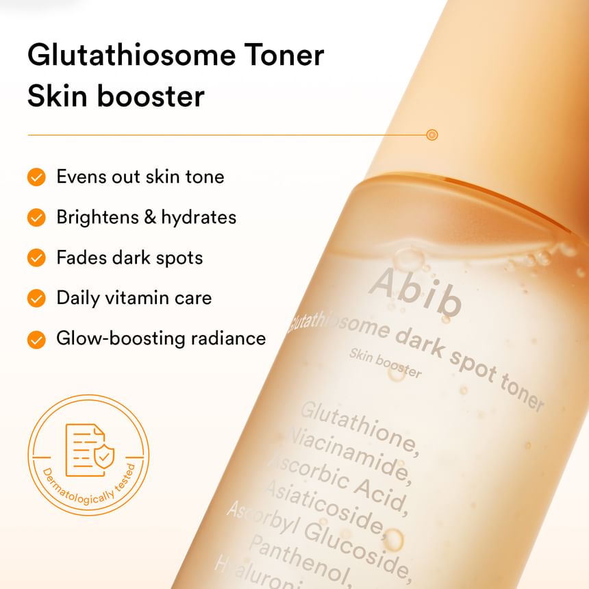 Abib Glutathiosome Dark Spot Toner Skin Booster Bulk Box (10-Pack)