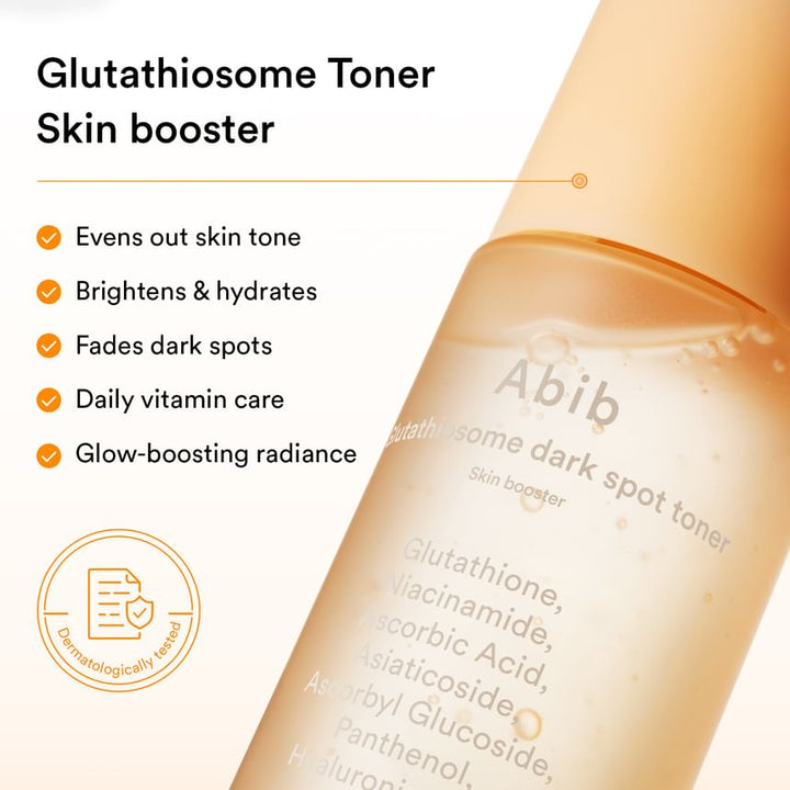 Abib Glutathiosome Dark Spot Toner Skin Booster Bulk Box (10-Pack)