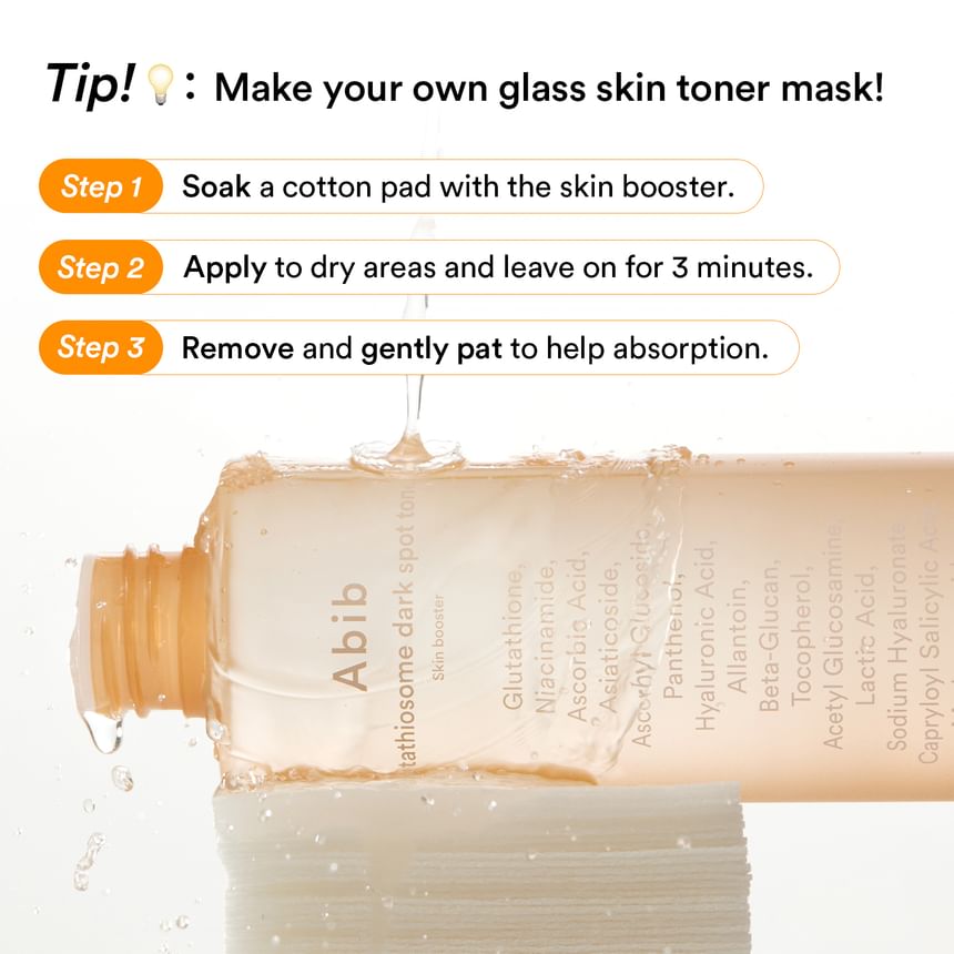 Abib Glutathiosome Dark Spot Toner Skin Booster Bulk Box (10-Pack)