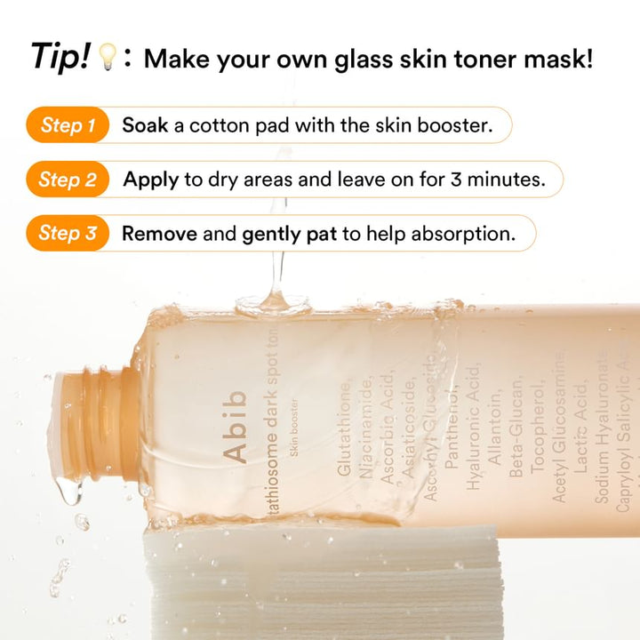Abib Glutathiosome Dark Spot Toner Skin Booster Bulk Box (10-Pack)