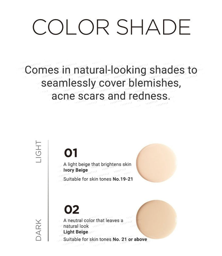 KEYTH - Cream Touch Concealer Foundation - 2 Colors