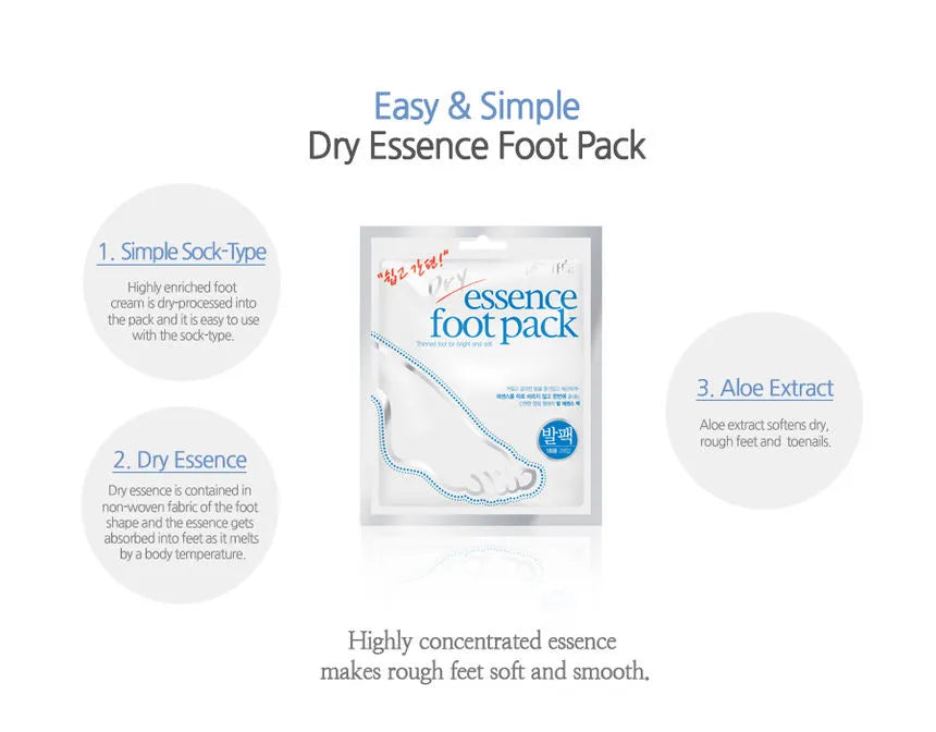 PETITFEE - Dry Essence Foot Pack 1pair [1pack]