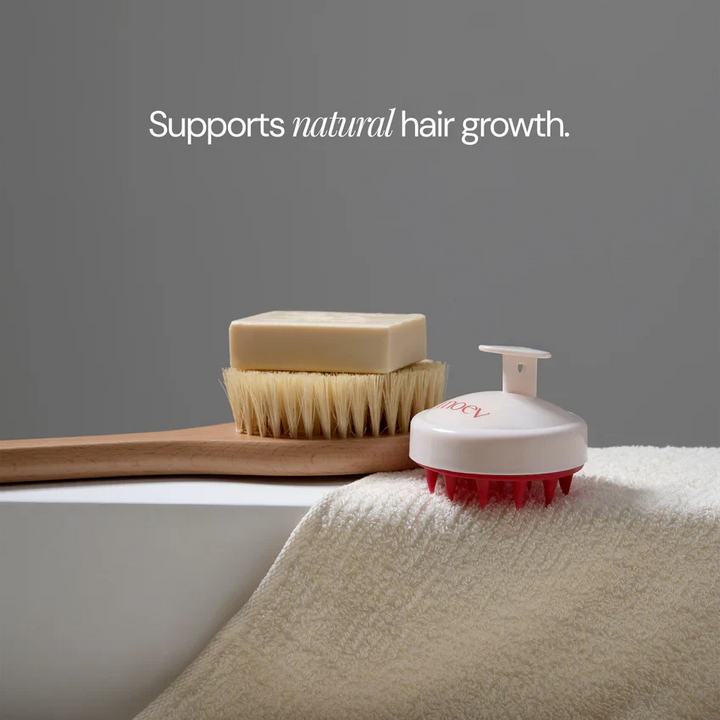MOEV - Scalp Massage Brush | Cepillo Masajeador Cuero Cabelludo