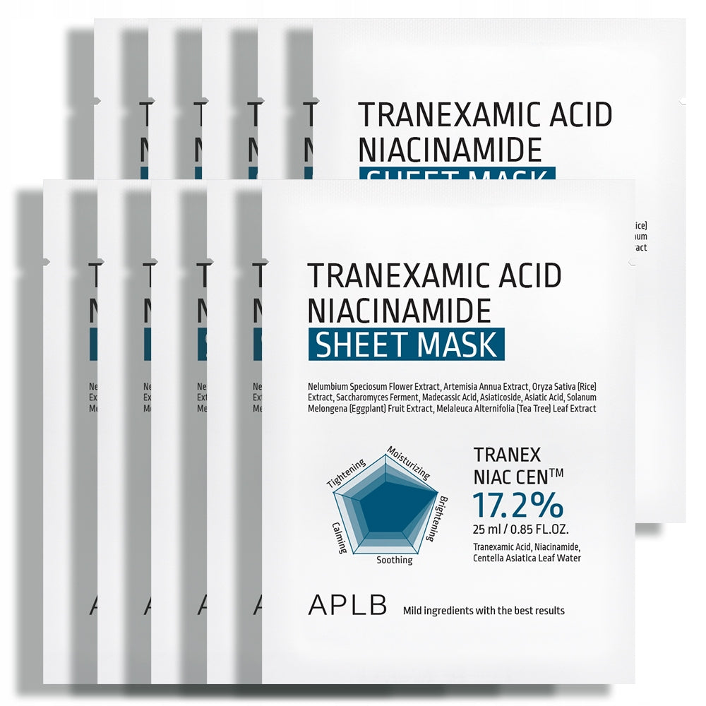 APLB - TRANEXAMIC ACID NIACINAMIDE SHEET MASK 10 PCS