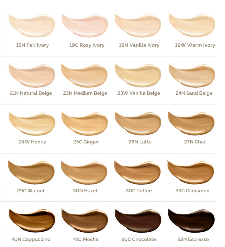 Dewy Glass Skin Foundation - 20 Shades (30ml)