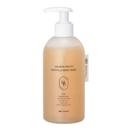 HEVEBLUE - Gel douche Centella & saumon – 300 g