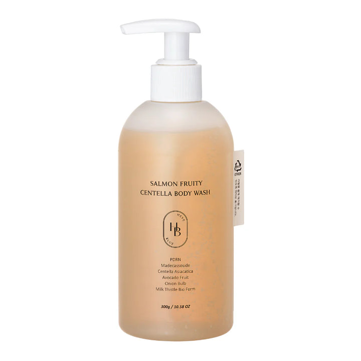 HEVEBLUE - Gel douche Centella & saumon – 300 g
