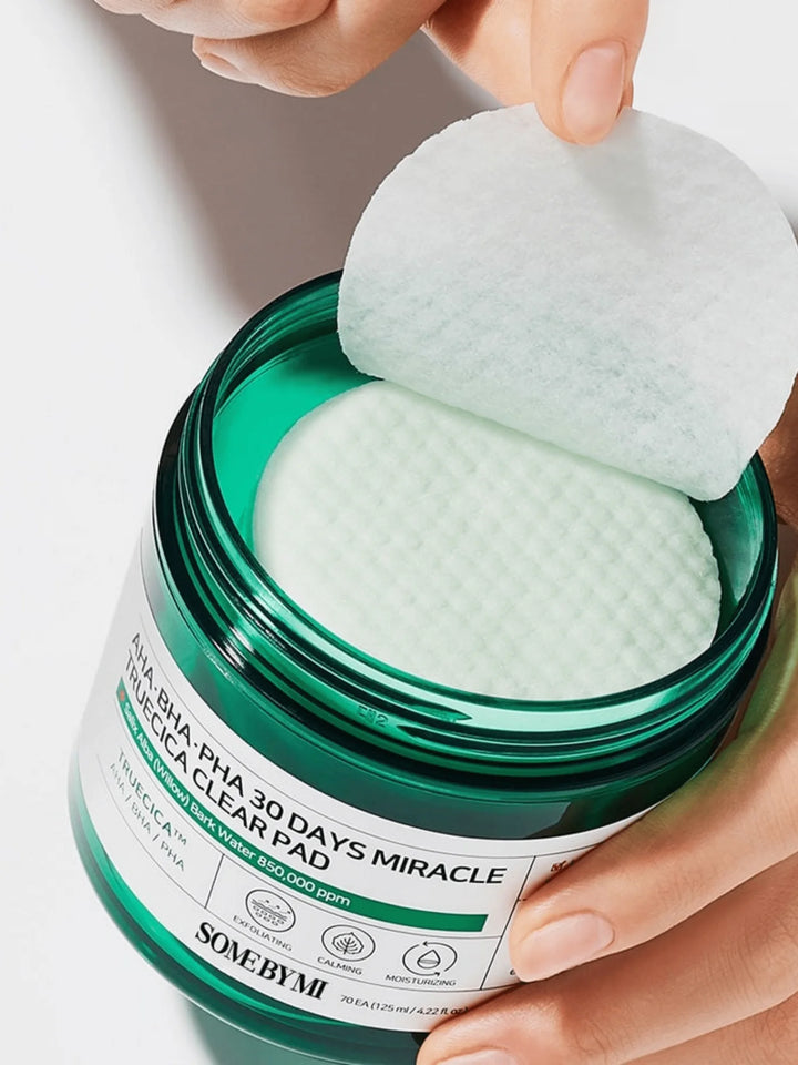 SOME BY MI - Pads Exfoliants AHA.BHA.PHA 30 Days Miracle Truecica – 70 pads
