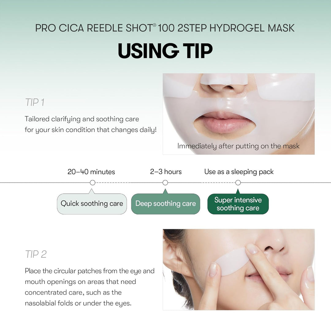 Pro Cica Reedle Shot 100 2 Step Hydrogel Mask