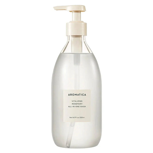 Aromatica - Gel Lavant Revitalisant Tout-en-un au Romarin – 500 ml