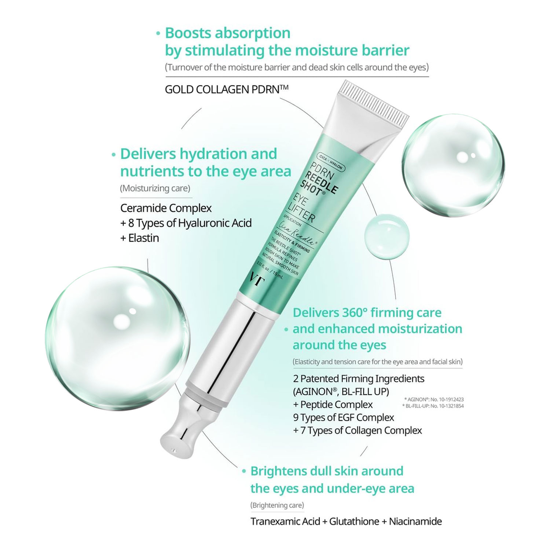 VT - PDRN Reedle Shot Eye Lifter - 15 ml