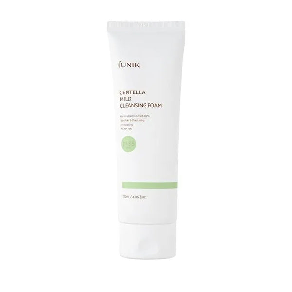 iUNIK - Mousse nettoyante douce à la centella – 120 ml