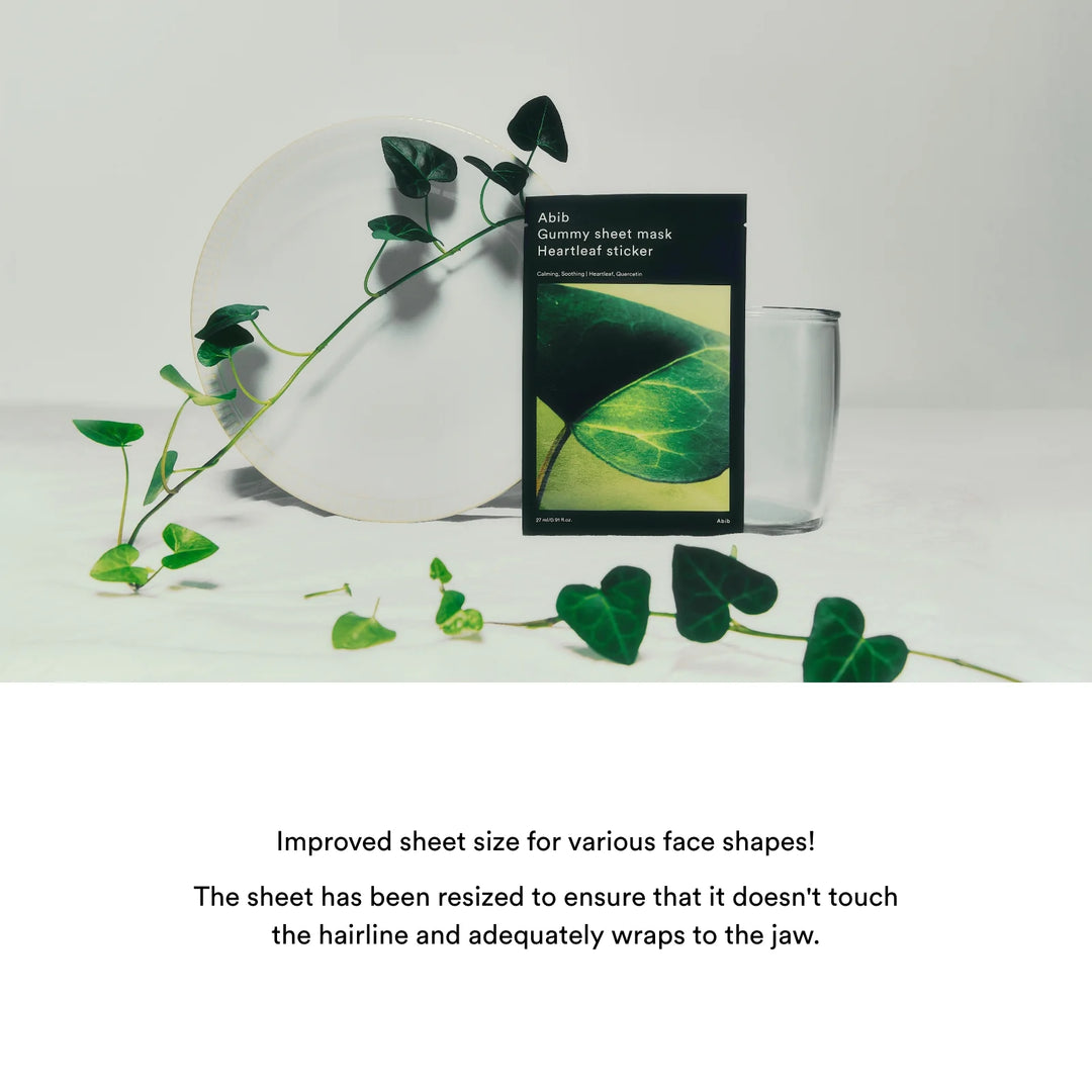 Abib - Gummy Sheet Mask Heartleaf Sticker - 1 ea