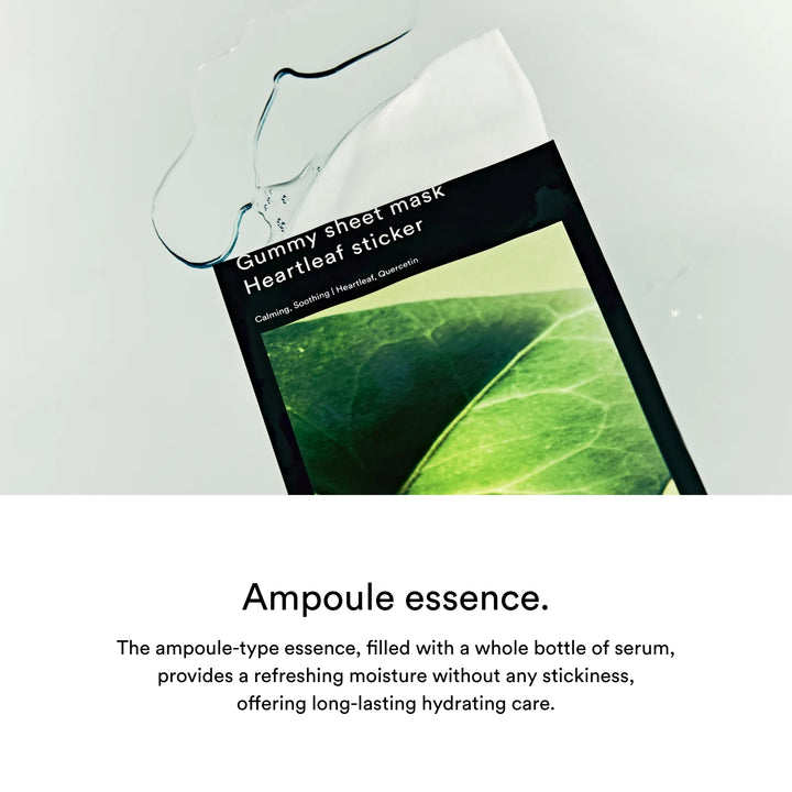 Abib - Gummy Sheet Mask Heartleaf Sticker - 1 ea