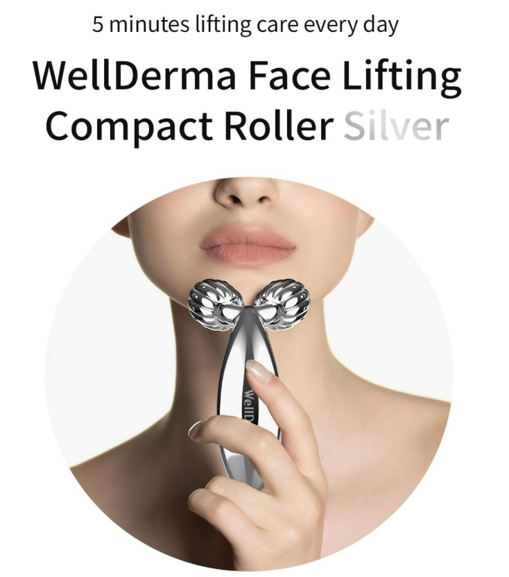 WellDerma - Face Lifting Compact Roller - Silver