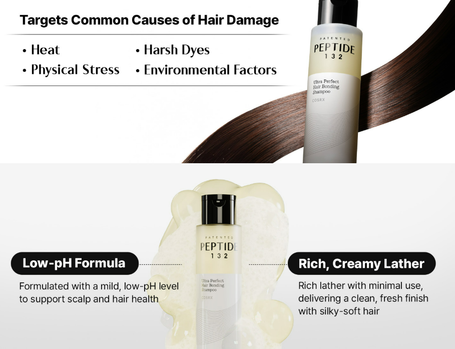COSRX - PEPTIDE-132 Ultra Perfect Hair Bonding Shampoo 200ml