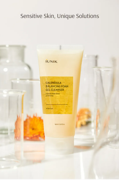 IUNIK - Calendula Balancing Foam Gel Cleanser 150ml