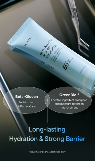 IUNIK - Beta-Glucan Barrier Sunscreen: Ultimate Daily UV Protection & Hydration
