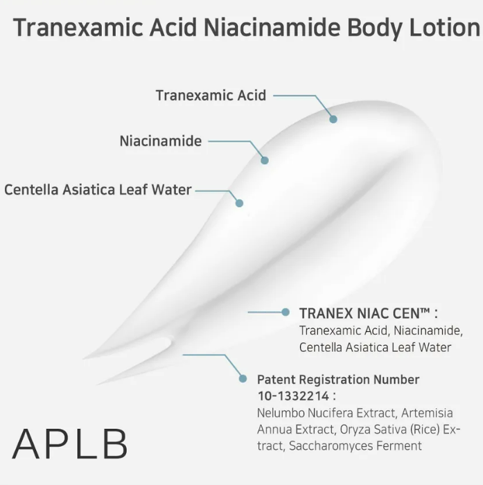APLB - TRANEXAMIC ACID NIACINAMIDE BODY LOTION 300ML