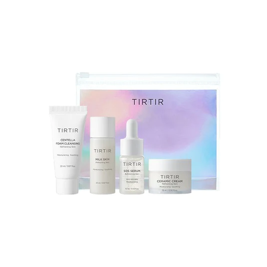 TIRTIR, Kit GLOW, Éclat, Soin de la peau, Brillance, Hydratation, Peau lumineuse, Soin complet, Sérum, Crème, Routine beauté, Soin anti-âge, Peau radieuse, Soins hydratants, Éclat naturel, Peau douce