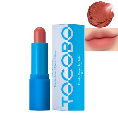 TOCOBO Powder Cream Lip Balm 034 Peach Tart