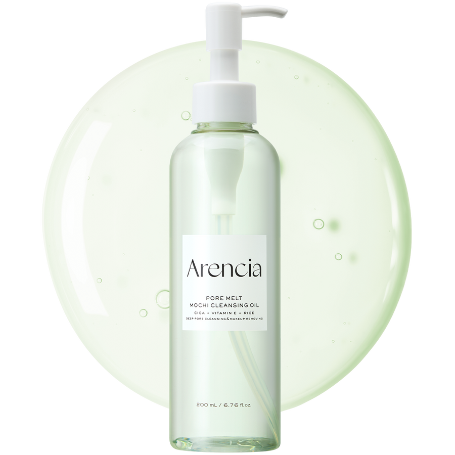Pore Melt Mochi  Makeup-Removing Cleansing Oil, Non-Comedogenic, Acne-Safe, Rice Amino Acids HD, Vitamin E, Cica, & Ceramide, 6.76 fl oz