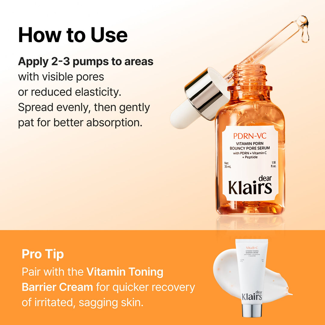Vitamin PDRN Bouncy Pore Serum