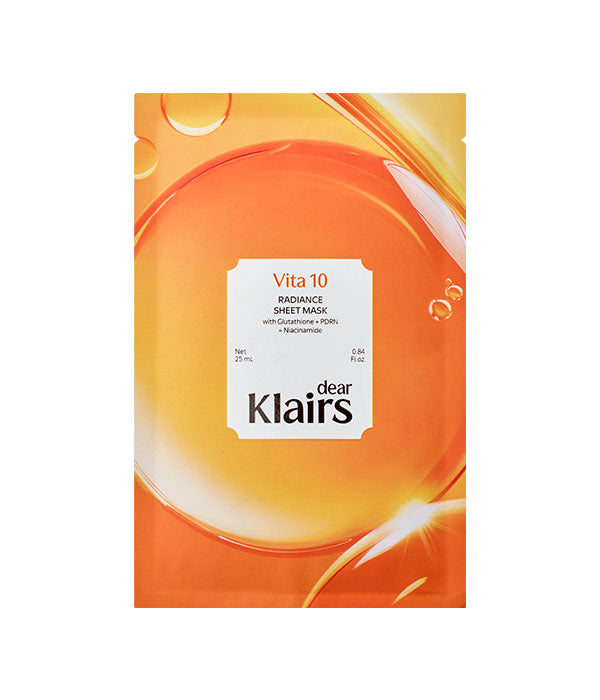 Vita 10 Radiance Sheet Mask - Dear Klairs