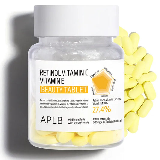 APLB - Complément Beauté Rétinol, Vitamine C & E – 30 jours