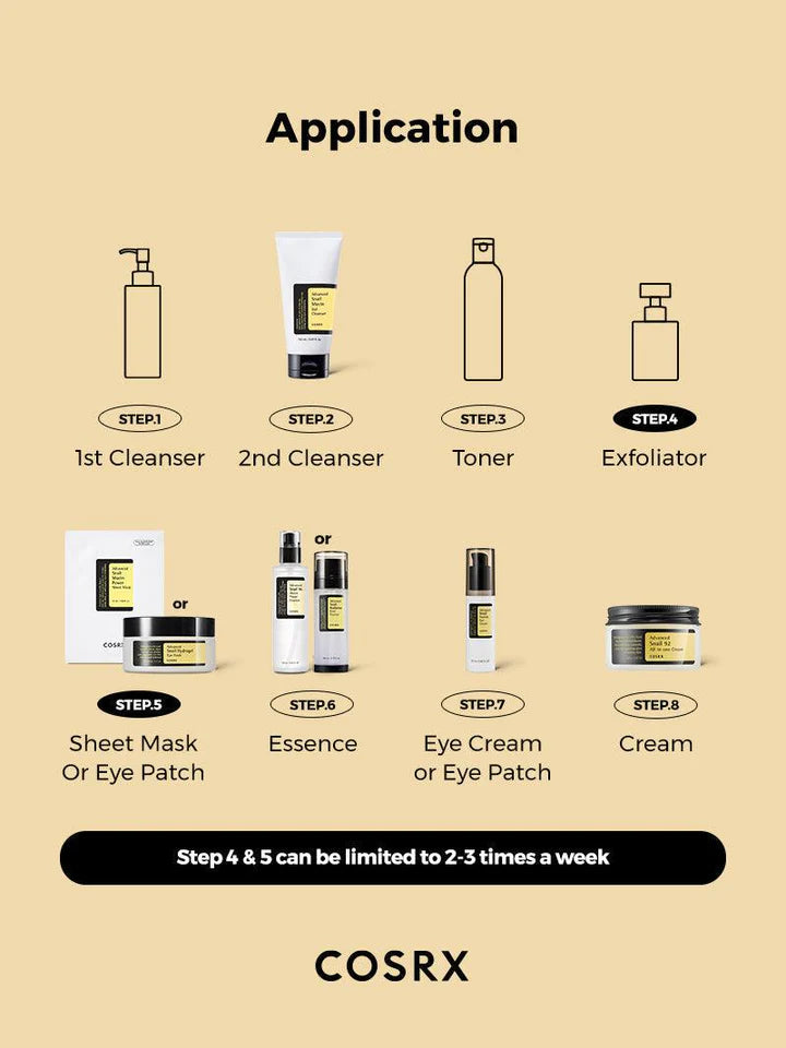 COSRX- Advanced Snail Mucin Power Gel Cleanser - Nettoyant - 150ml