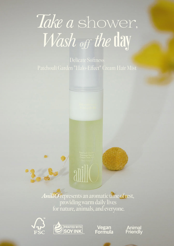 Patchouli GardenDamage RepairCream Hair Mist - ANILLO