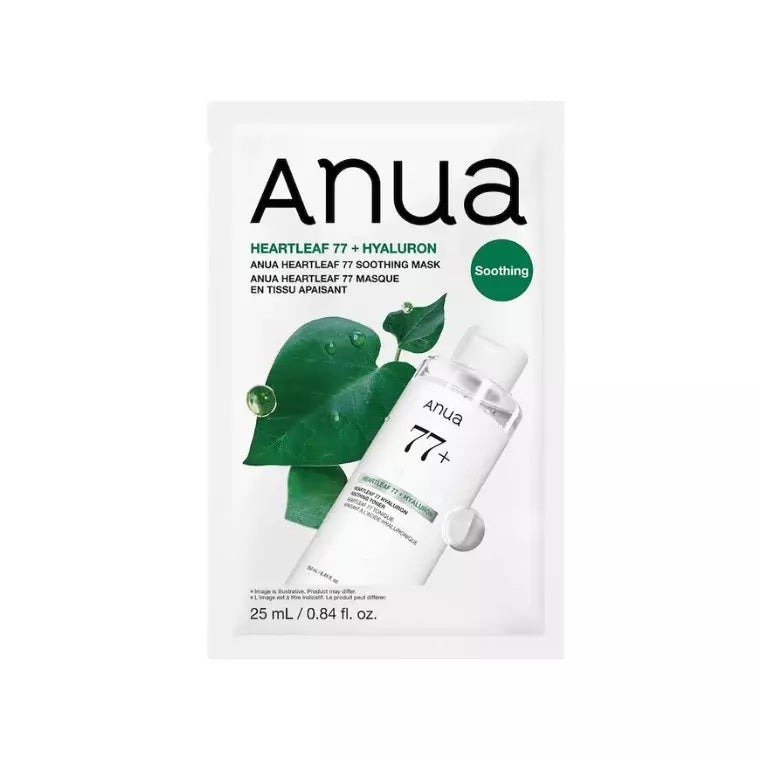 Anua Heartleaf 77+ Hyaluron Soothing Sheet Mask (25ml)