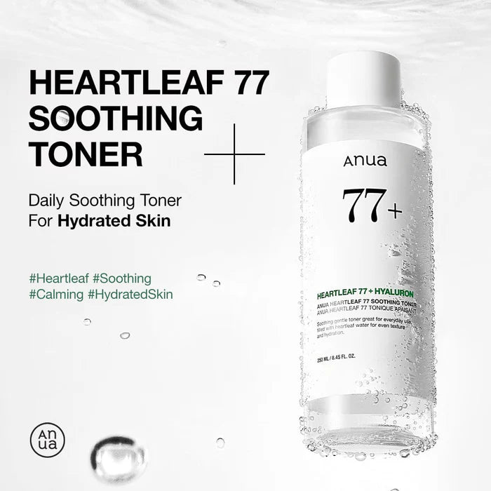 Anua - Heartleaf 77% Soothing Toner - Tonique apaisant - 500ml