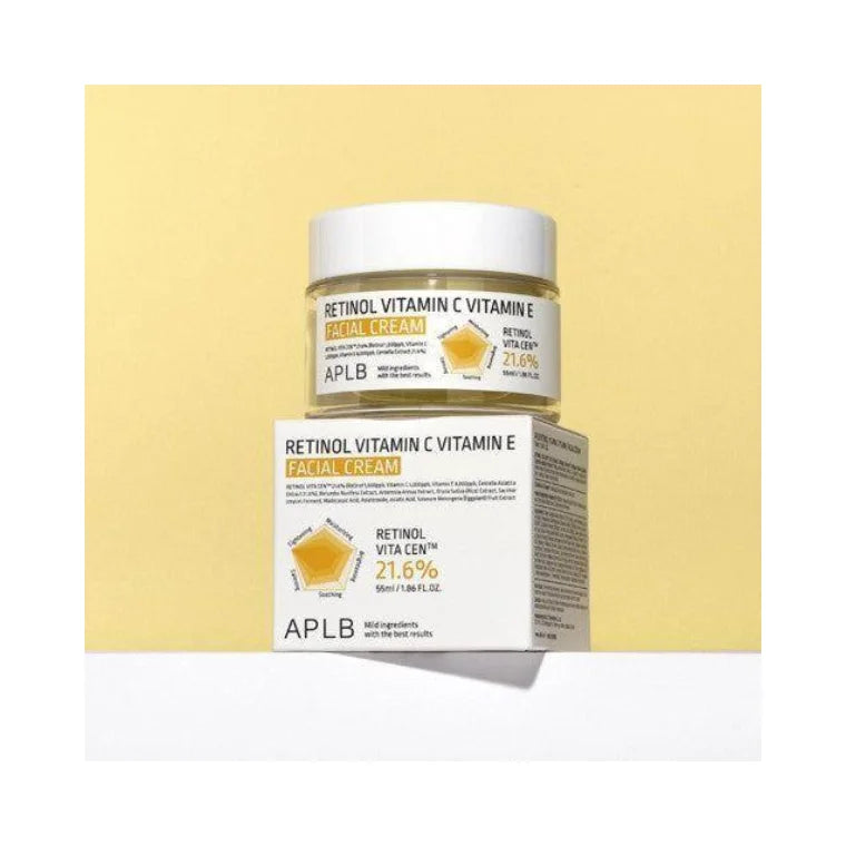 APLB Retinol Vitamin C Vitamin E Facial Cream (55ml)