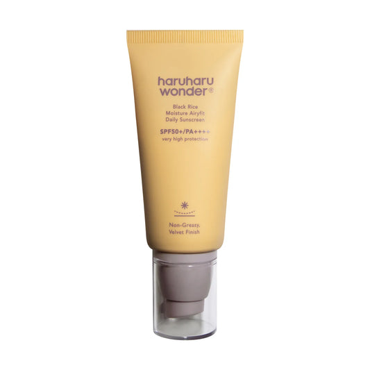 haruharu wonder - Crème Solaire Airyfit à l'Hydratation de Riz Noir SPF50+ - 50ml