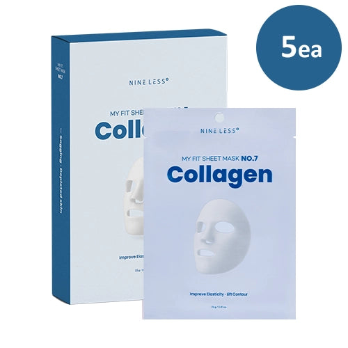 NINELESS - My Fit Sheet Mask No.7 Collagen - 5 ea