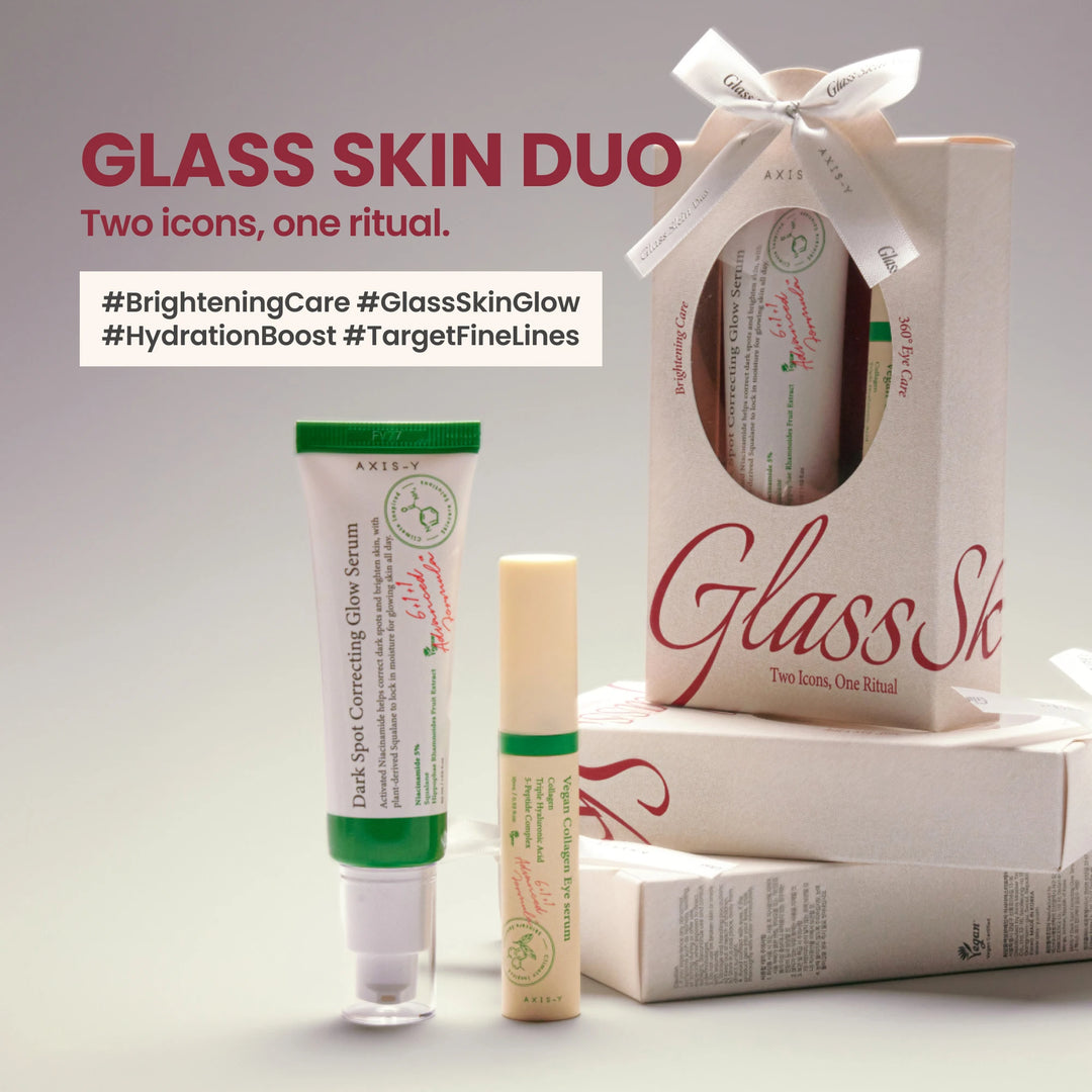 Glass Skin Duo Set (Glow Serum+Eye Serum)