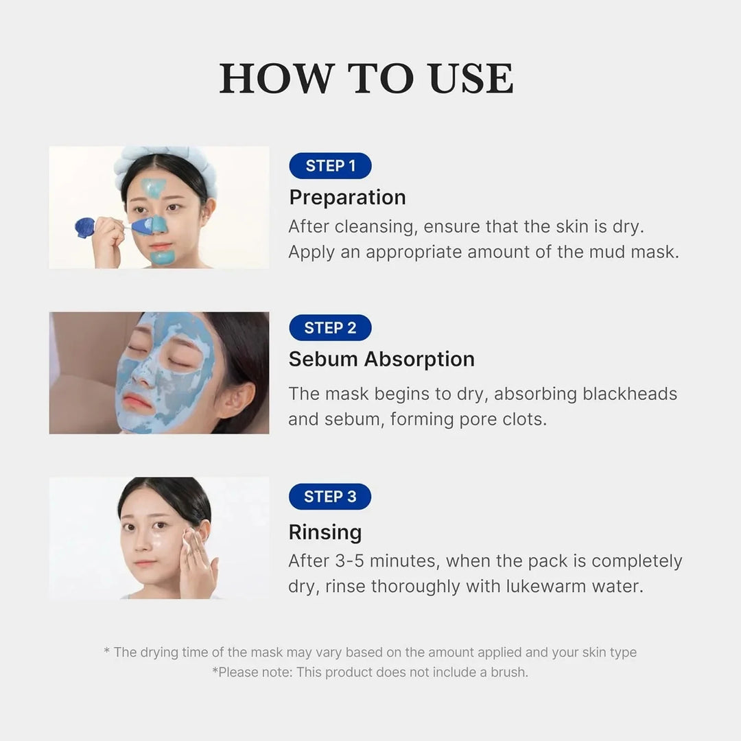 Medicube - Zero Pore Blackhead Mud Mask - Purifying Face Mask with Clay - 100g
