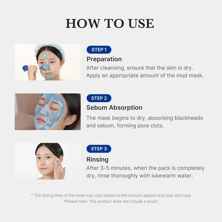 Medicube - Zero Pore Blackhead Mud Mask - Purifying Face Mask with Clay - 100g