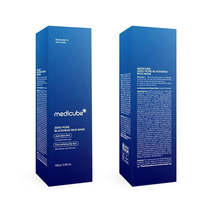 Medicube - Zero Pore Blackhead Mud Mask - Purifying Face Mask with Clay - 100g