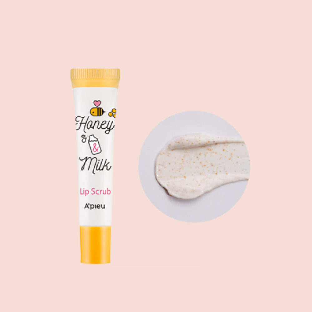 A'Pieu - Gommage Lèvres au Miel et au Lait