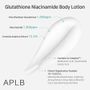 APLB Glutathione Niacinamide Body Lotion: Hydrating & Soothing for Brighter Skin